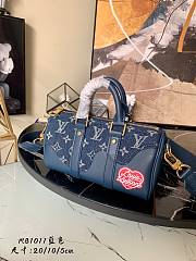 Kitlife Louis Vuitton Blue Keepall Xs Handbag – M81011 – 20.0 x10.0 x5.0 cm - 1