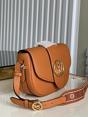 Kitlife Louis Vuitton Pont 9 Handbag Grained Calfskin Orange – M58968 – 25 x 17.5 x 8 cm - 4