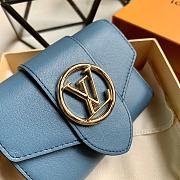 Kitlife Louis Vuitton Pont 9 Short Wallet Blue – M69175 – 12.0 x 9.0 x 2.5 cm  - 6