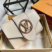 Kitlife Louis Vuitton Pont 9 Short Wallet White – M69175 – 12.0 x 9.0 x 2.5 cm  - 2