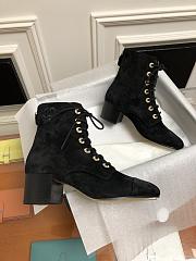 Kitlife Chanel Ankle Suede Calfskin Boots Black | Size 35 - 40 - 1