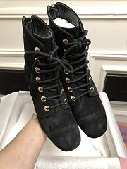 Kitlife Chanel Ankle Suede Calfskin Boots Black | Size 35 - 40 - 4