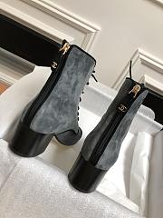 Kitlife Chanel Ankle Suede Calfskin Boots  Blue | Size 35 - 40 - 3
