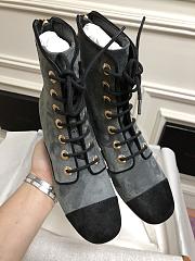 Kitlife Chanel Ankle Suede Calfskin Boots  Blue | Size 35 - 40 - 6