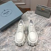 Kitlife Prada Monolith Calfskin Lace-Up Shoes Loafers White | Size 34 - 41 - 1
