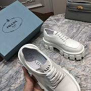 Kitlife Prada Monolith Calfskin Lace-Up Shoes Loafers White | Size 34 - 41 - 4
