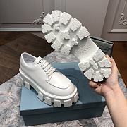 Kitlife Prada Monolith Calfskin Lace-Up Shoes Loafers White | Size 34 - 41 - 6