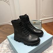 Kitlife Prada All-Leather Lace-Up Ankle Boots Black | Size 35 - 41 - 1
