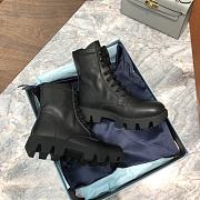 Kitlife Prada All-Leather Lace-Up Ankle Boots Black | Size 35 - 41 - 2