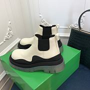 Kitlife Bottega Veneta Lug Chunky Sole Short Boots White  - 6