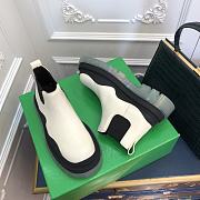 Kitlife Bottega Veneta Lug Chunky Sole Short Boots White  - 3
