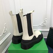 Kitlife Bottega Veneta Lug Chunky Sole Boots White - 6