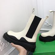 Kitlife Bottega Veneta Lug Chunky Sole Boots White - 5