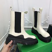 Kitlife Bottega Veneta Lug Chunky Sole Boots White - 4
