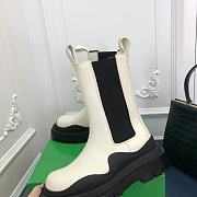 Kitlife Bottega Veneta Lug Chunky Sole Boots White - 3