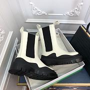 Kitlife Bottega Veneta Lug Chunky Sole Boots White - 2