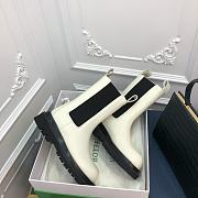 Kitlife Bottega Veneta Martin Lug Chunky Sole Boots White - 3