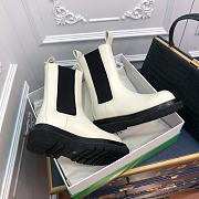 Kitlife Bottega Veneta Martin Lug Chunky Sole Boots White - 2