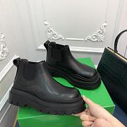 Kitlife Bottega Veneta Lug Chunky Sole Short Boots Black  - 1