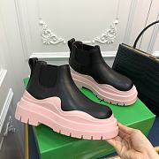 Kitlife Bottega Veneta Lug Chunky Sole Short Boots Pink  - 1