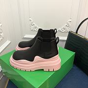Kitlife Bottega Veneta Lug Chunky Sole Short Boots Pink  - 4