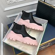 Kitlife Bottega Veneta Lug Chunky Sole Short Boots Pink  - 3
