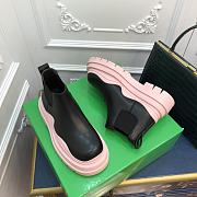 Kitlife Bottega Veneta Lug Chunky Sole Short Boots Pink  - 2