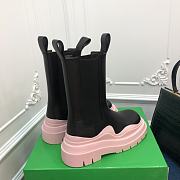 Kitlife Bottega Veneta Lug Chunky Sole Boots Pink - 4