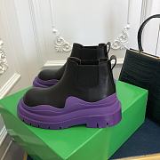 Kitlife Bottega Veneta Lug Chunky Sole Short Boots Purple  - 6