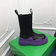 Kitlife Bottega Veneta Lug Chunky Sole Boots Purple - 2