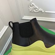 Kitlife Bottega Veneta Lug Chunky Sole Short Chelsea Boots Seagrass - 6