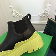 Kitlife Bottega Veneta Lug Chunky Sole Short Chelsea Boots Seagrass - 5