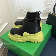 Kitlife Bottega Veneta Lug Chunky Sole Short Chelsea Boots Seagrass - 4