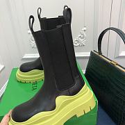 Kitlife Bottega Veneta Lug Chunky Sole Chelsea Boots Seagrass - 6