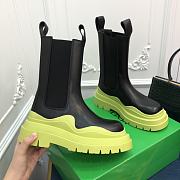 Kitlife Bottega Veneta Lug Chunky Sole Chelsea Boots Seagrass - 2