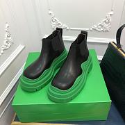 Kitlife Bottega Veneta Lug Chunky Sole Short Chelsea Boots Grass - 5