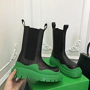 Kitlife Bottega Veneta Lug Chunky Sole Chelsea Boots Grass - 1