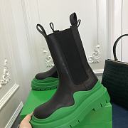 Kitlife Bottega Veneta Lug Chunky Sole Chelsea Boots Grass - 3