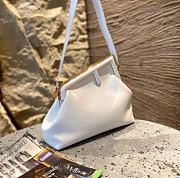 Kitlife Fendi First Medium White Leather Bag - 8BP127 - 32.5x23.5x15 cm - 4