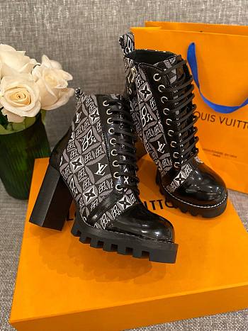 Kitlife Louis Vuitton Star Trail Ankle Boots 8cm Gray | Size 35 - 39