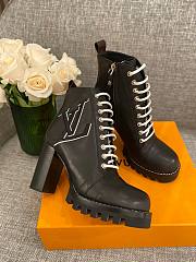 Kitlife Louis Vuitton Logo Ankle Boots 8cm Black | Size 35 - 39 - 1