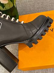 Kitlife Louis Vuitton Logo Ankle Boots 8cm Black | Size 35 - 39 - 3