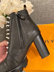 Kitlife Louis Vuitton Logo Ankle Boots 8cm Black | Size 35 - 39 - 4