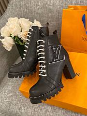 Kitlife Louis Vuitton Logo Ankle Boots 8cm Black | Size 35 - 39 - 5