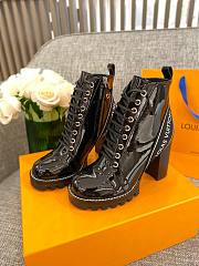 Kitlife Louis Vuitton Patent Leather Ankle Boots 9cm Black | Size 35 - 39 - 3