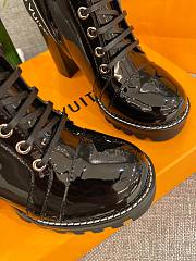 Kitlife Louis Vuitton Patent Leather Ankle Boots 9cm Black | Size 35 - 39 - 4