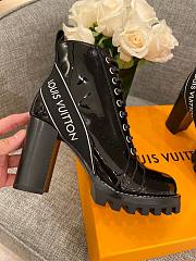 Kitlife Louis Vuitton Patent Leather Ankle Boots 9cm Black | Size 35 - 39 - 5