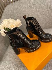 Kitlife Louis Vuitton Patent Leather Monogram Ankle Boots 9cm Black | Size 35 - 39 - 6