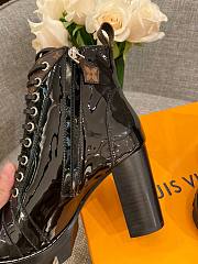 Kitlife Louis Vuitton Patent Leather Monogram Ankle Boots 9cm Black | Size 35 - 39 - 2