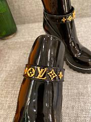 Kitlife Louis Vuitton Star Trail Ankle Boots 9cm Shiny Leather Black | Size 35 - 39 - 4